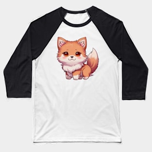 Cute Fox Baseball T-Shirt